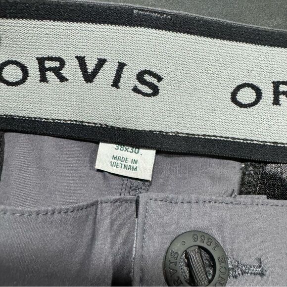 Orvis Men’s Pants sz 38X30 Water Repellant Traveler Tech # B416 - Picture 10 of 10